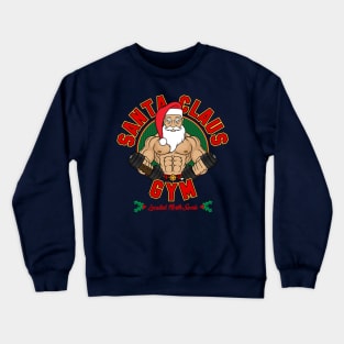 Santa Claus Gym Crewneck Sweatshirt